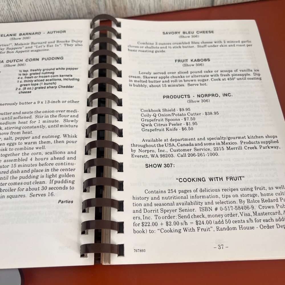 Cookin USA Cookbook Volume 5 Merle Ellis TNN Spiral Bound 1993 Vintage Recipes - Picture 4 of 10